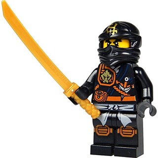 Foto 1 | Venta Internacional - Lego Ninjago Minifigura - Túnica Cole Zukin (ninja Negro) Con Katana Dorada