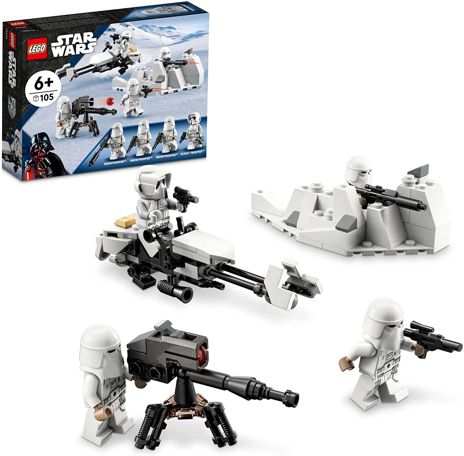 Foto 2 pulgar | Venta Internacional - Lego Star Wars Snowtrooper Battle Pack 75320, Kit De Construcción De Juguetes