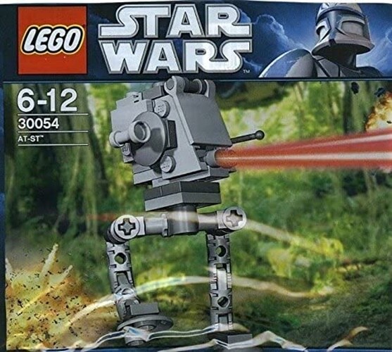 Venta Internacional - Lego Star Wars Exclusivo Mini Conjunto De Construcción #30054 Atst Embolsado $853