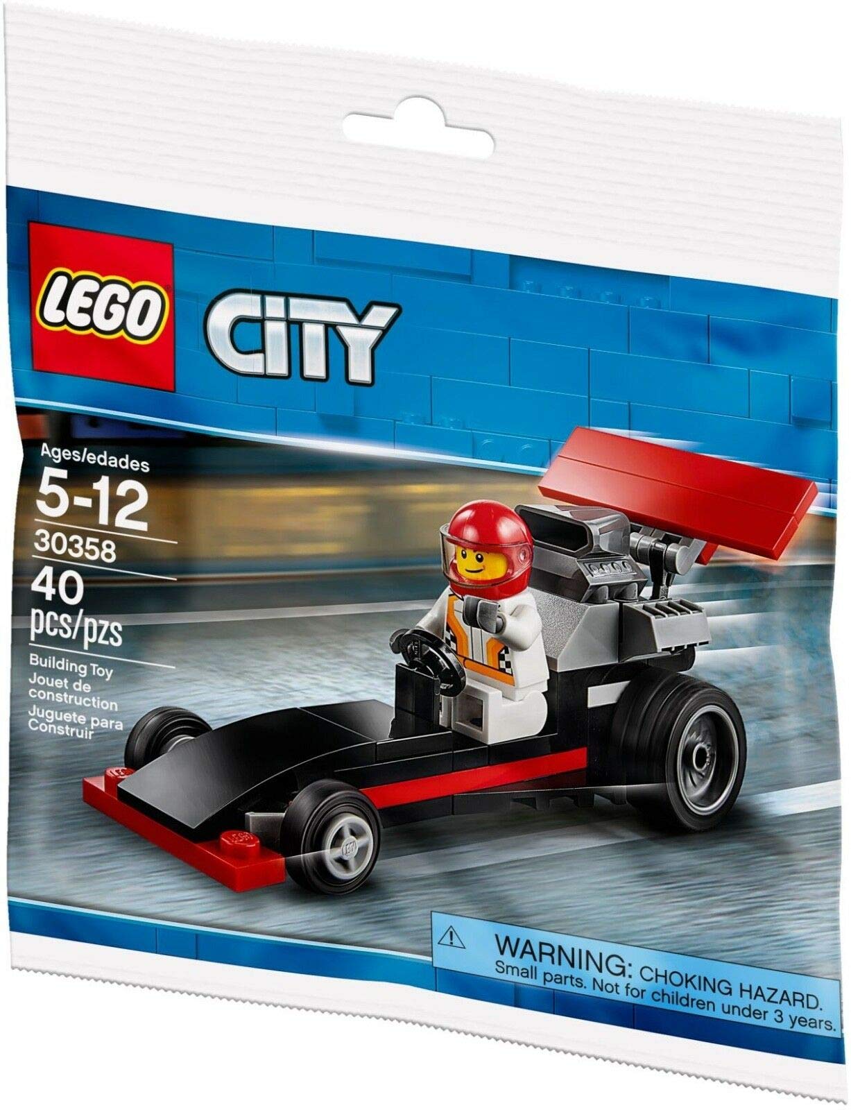 Foto 2 pulgar | Venta Internacional - Lego 30358 City Mini Dragster Juego De Bolsas De Plástico 40piezas