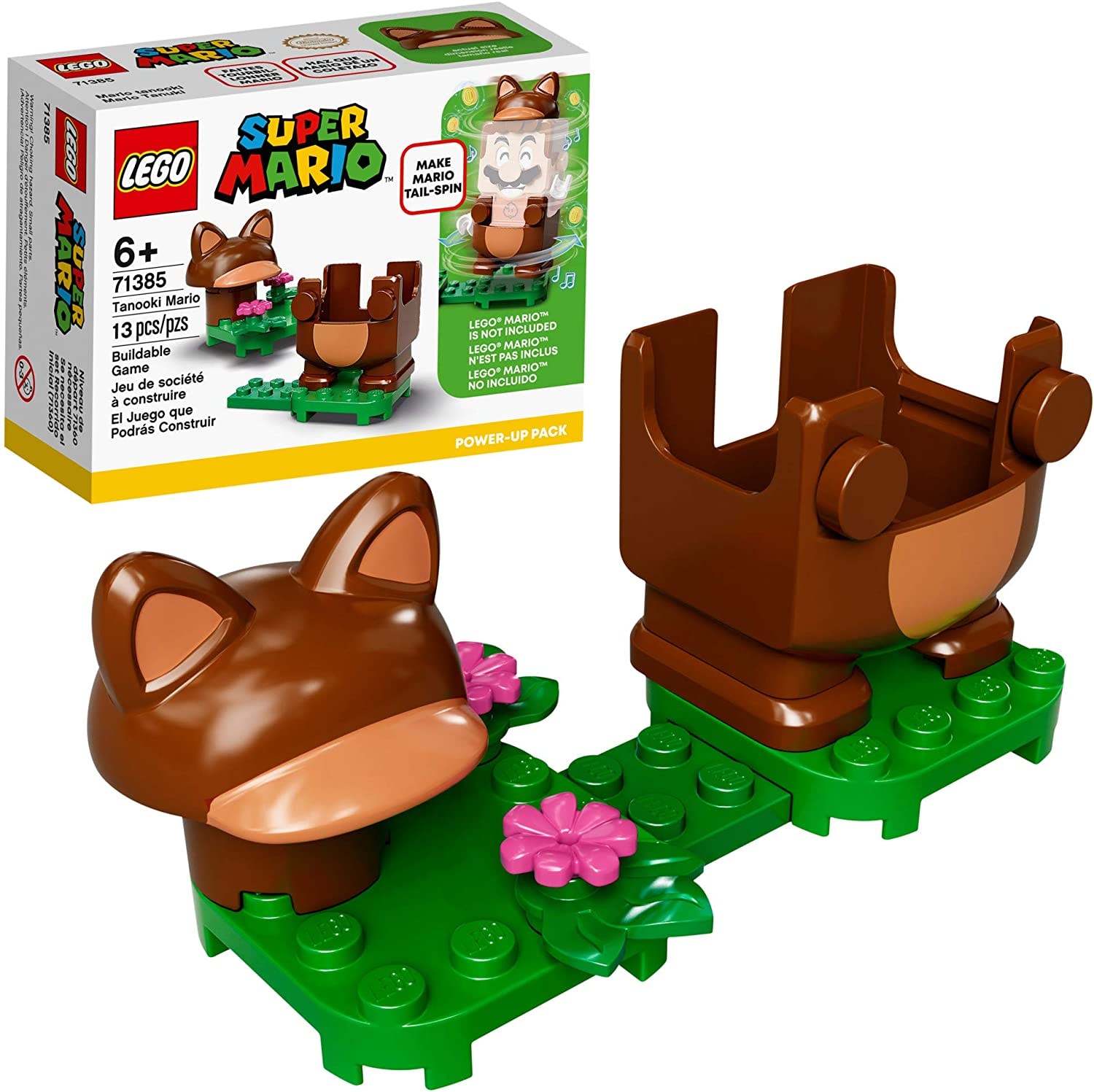 Venta Internacional - Lego Super Mario Tanooki Mario Power -up Pack 71385 Kit De Construcción $1,466