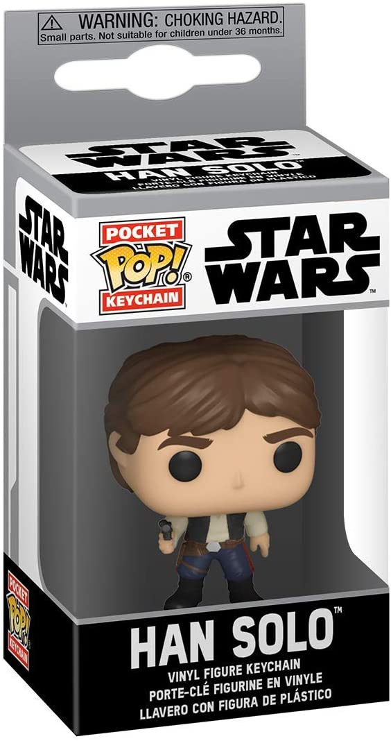 Foto 2 pulgar | Venta Internacional- ¡funko Pop! Llavero: Star Wars - Han Solo Multicolor, 2 Pulgadas