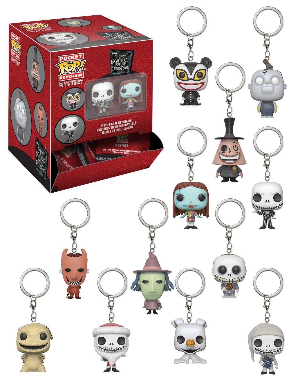 Venta Internacional- ¡funko Pop! Llavero Blindbag: Pesadilla Antes De Navidad Llavero Mystery Vinyl