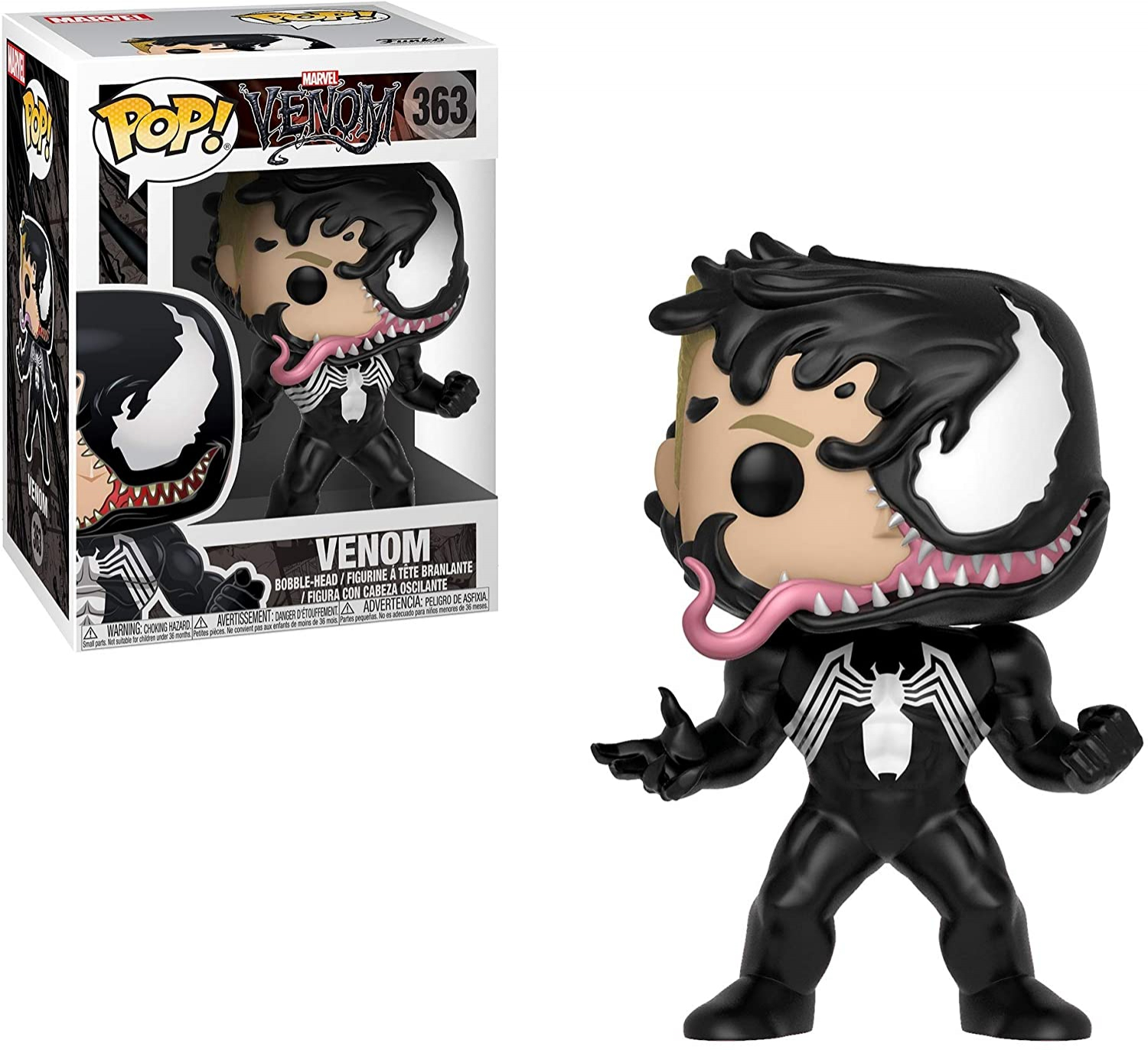 Venta Internacional- Funko Pop Marvel: Venom - Venom Eddie Brock Figura Coleccionable, Multicolor