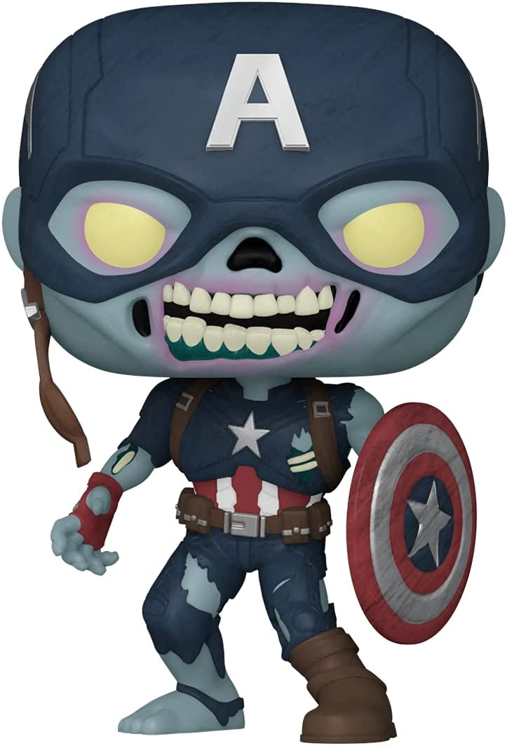 Foto 2 pulgar | Venta Internacional- ¡funko Pop! Marvel: ¿y Si? - Zombie Capitán América