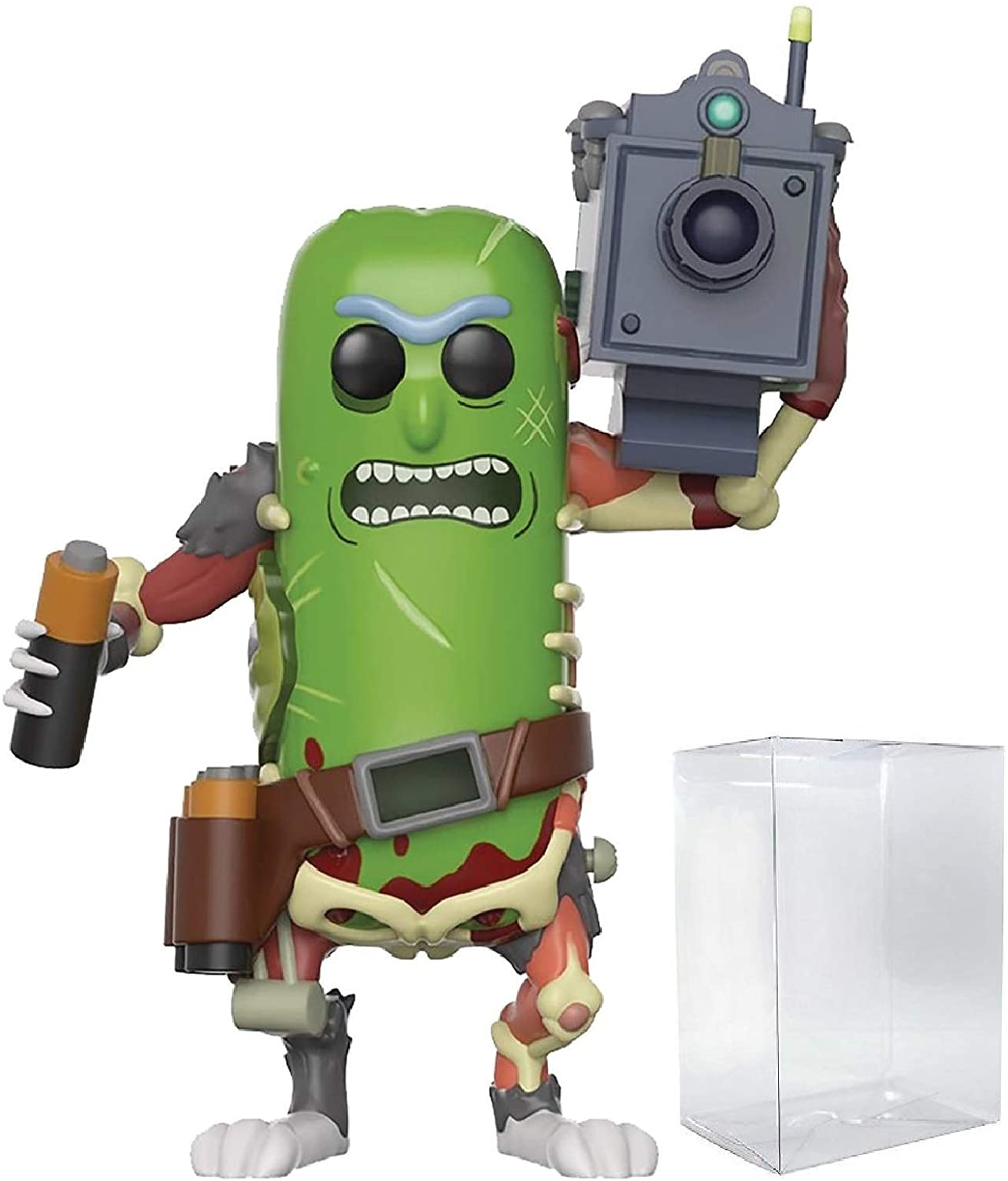 Venta Internacional- ¡funko Pop! Animación: Rick And Morty - Pickle Rick Con Laser Cannon #332 Figura De Vinil