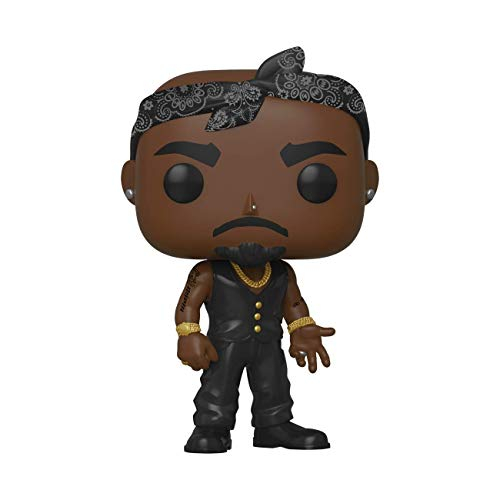 Foto 2 pulgar | Venta Internacional- Pop Funko! Rocas: Tupac - Chaleco Con Bandana, Multicolor, 3.75 Pulgadas