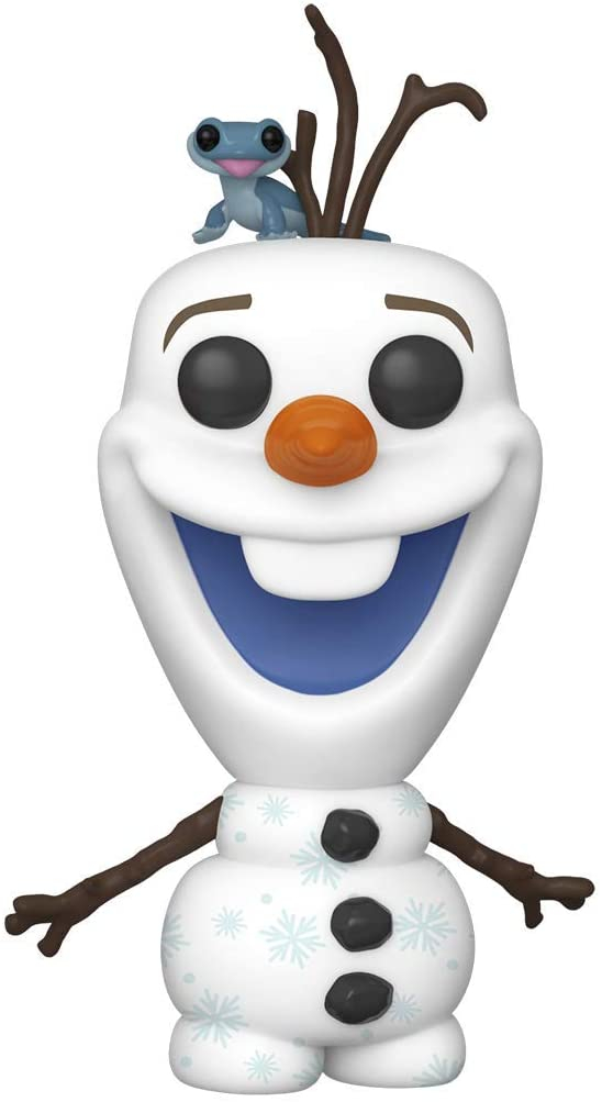 Venta Internacional- Funko Pop! Disney: Congelado 2 - Olaf Con Salamandra De Fuego, Multicolor