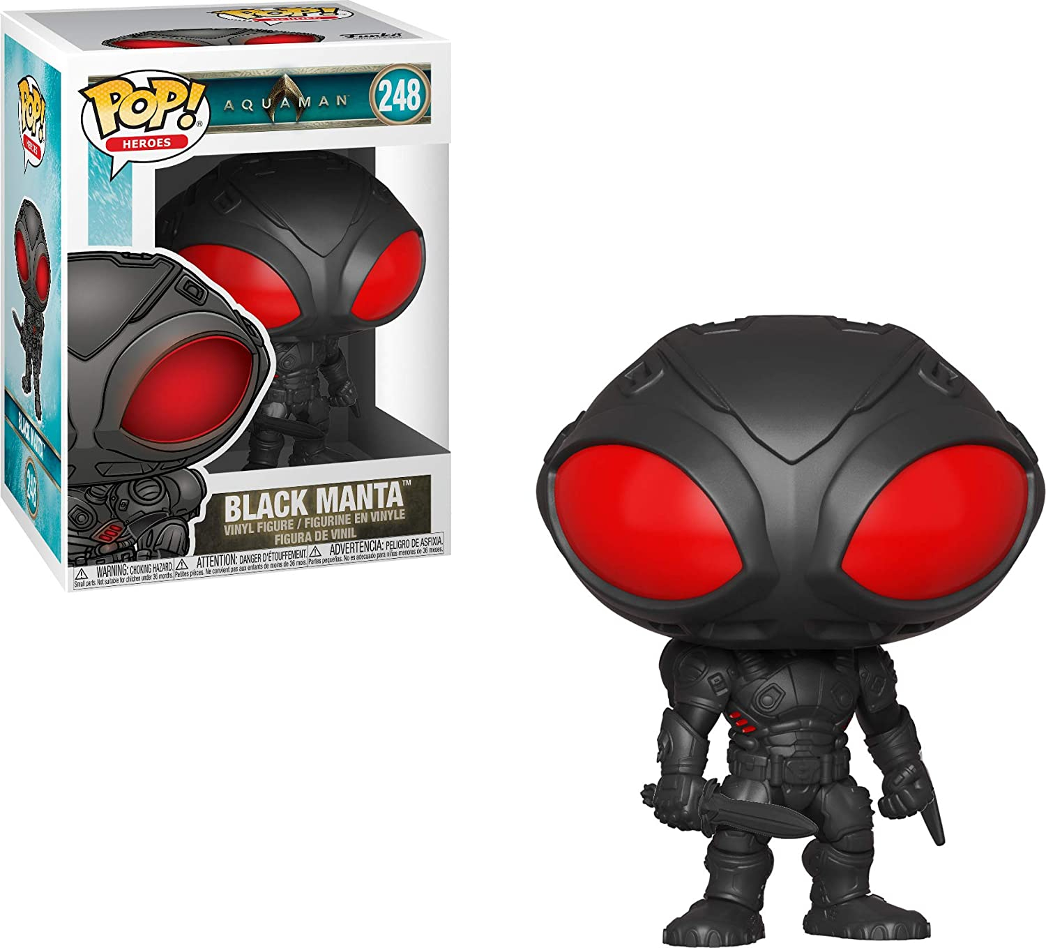 Foto 2 pulgar | Venta Internacional- Funko 31183 Pop Heroes: Aquaman - Figura Coleccionable De Manta Black, Multicolor