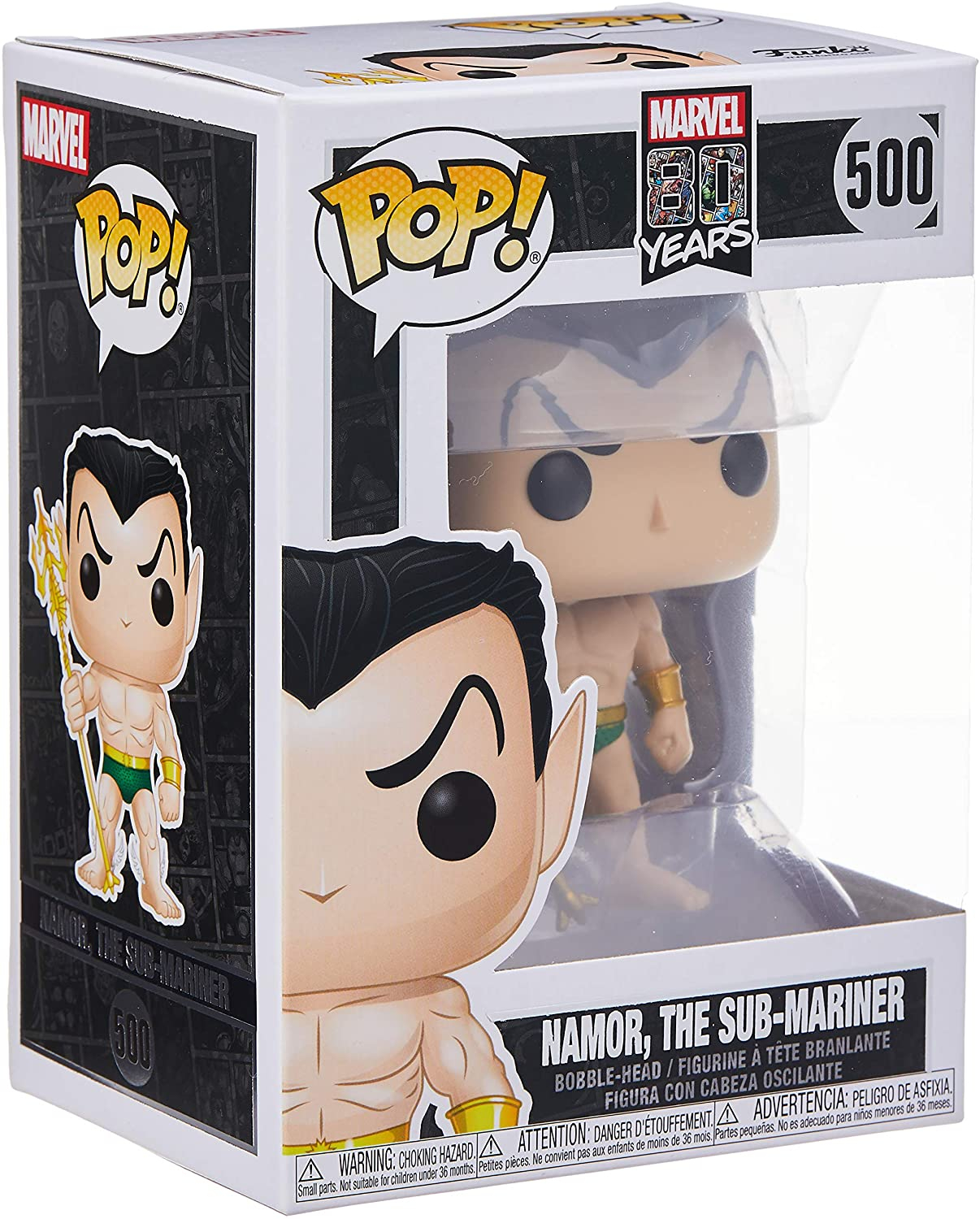 Foto 2 pulgar | Venta Internacional- ¡funko Pop! Marvel 80th: Primera Apariencia - Namor, Multicolor, Estándar