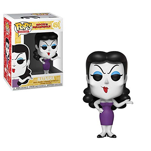 Venta Internacional- Funko Pop Animation: Figura Coleccionable Natasha Rocky&bullwinkle, Multicolor