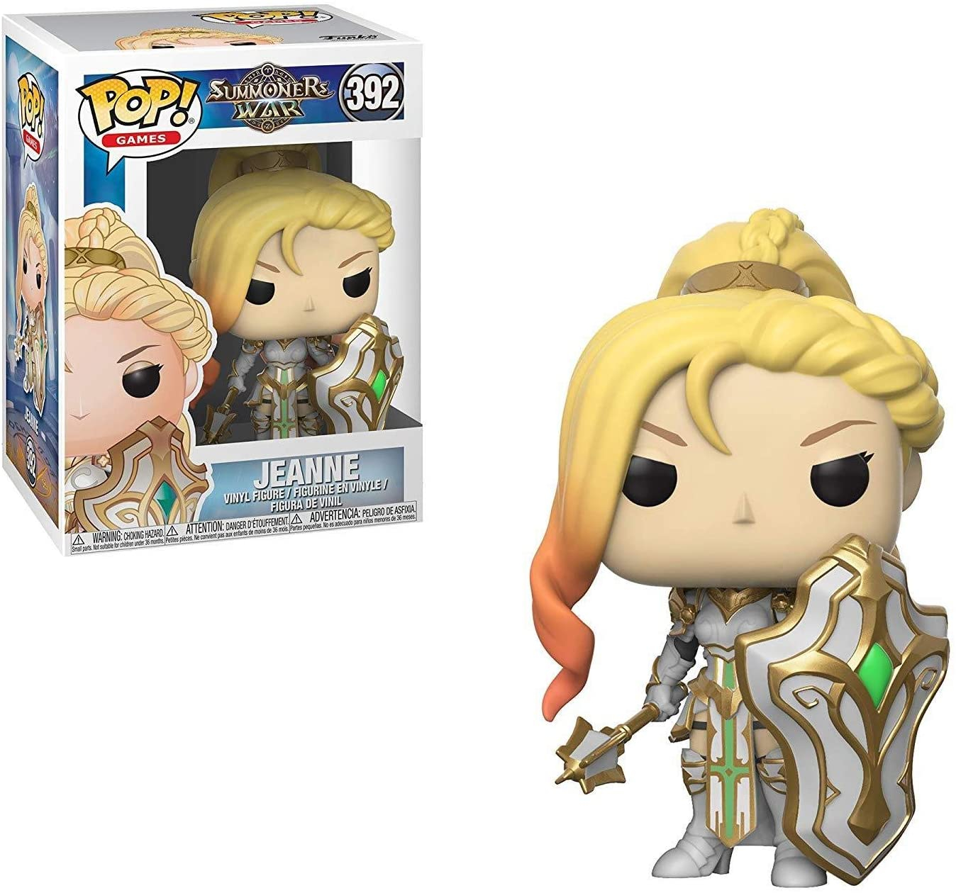 Foto 2 pulgar | Venta Internacional- Funko Pop Games: Figura Coleccionable De Invocadores War - Paladin Light (jeanne), Multicolor