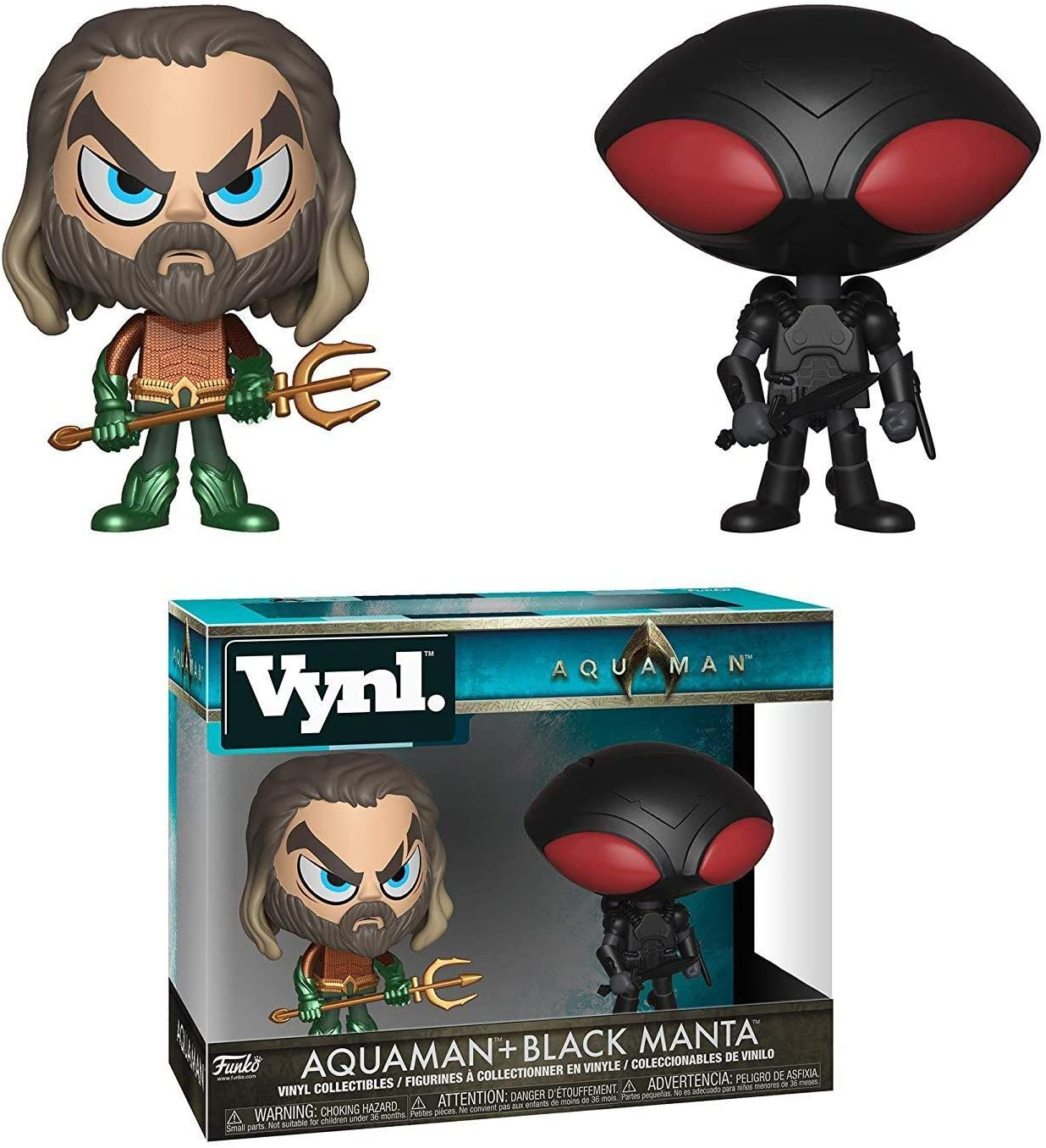 Venta Internacional- Funko Vynl: Aquaman - Manta Negra De Juguete, Multicolor