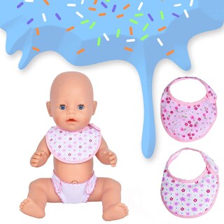 Foto 5 | Venta Internacional - Juego De Pañales Y Baberos Para Muñecas Dc-beautiful Para Muñecas De 35 A 45 Cm