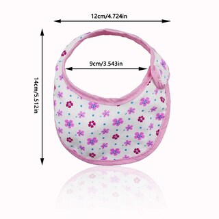 Foto 8 | Venta Internacional - Juego De Pañales Y Baberos Para Muñecas Dc-beautiful Para Muñecas De 35 A 45 Cm