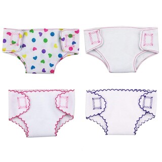 Foto 1 | Venta Internacional - Pañales Para Muñecas Dc-beautiful Para Muñecas De 35 A 45 Cm, Paquete De 4