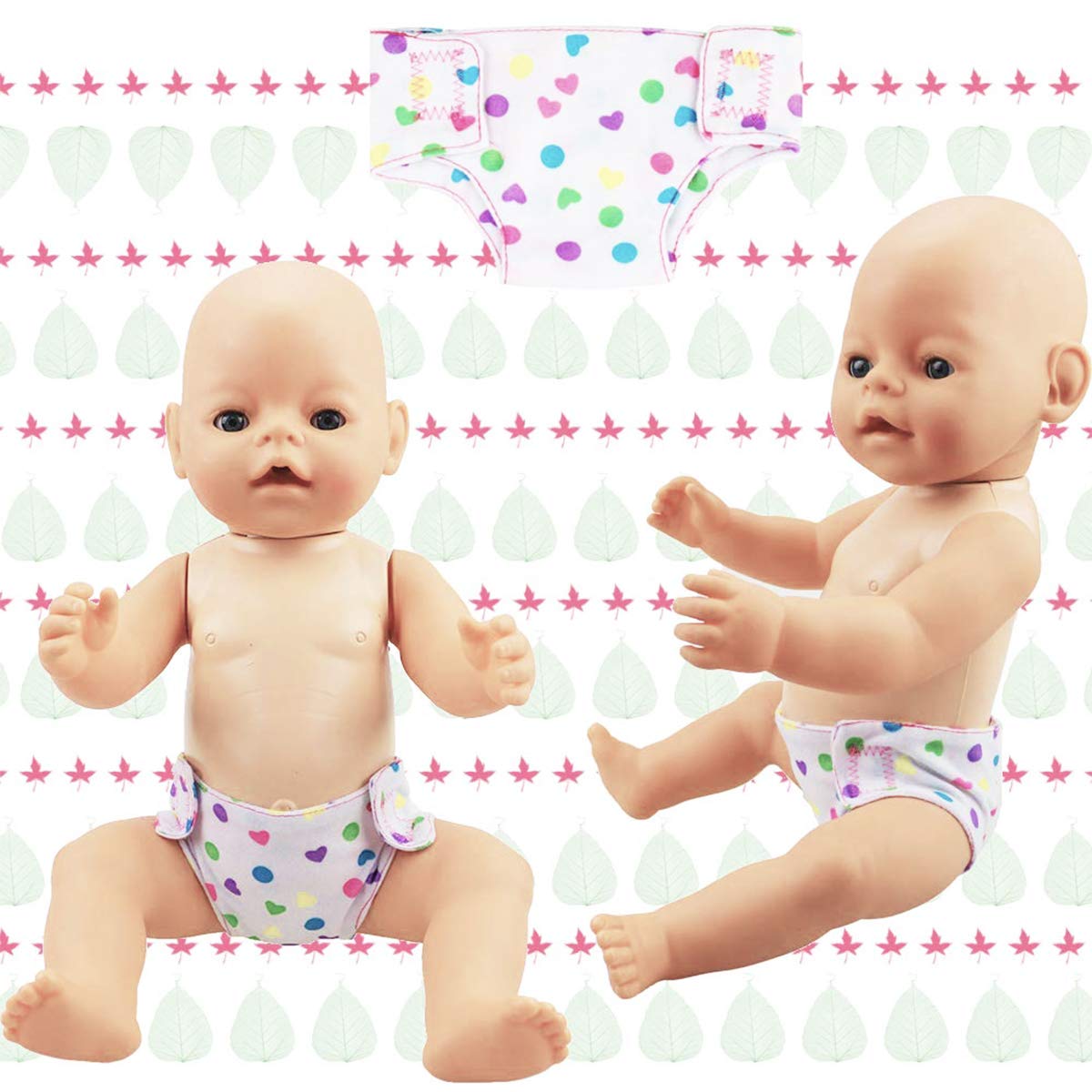 Foto 5 pulgar | Venta Internacional - Pañales Para Muñecas Dc-beautiful Para Muñecas De 35 A 45 Cm, Paquete De 4