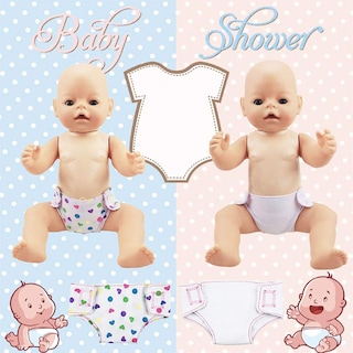 Foto 6 | Venta Internacional - Pañales Para Muñecas Dc-beautiful Para Muñecas De 35 A 45 Cm, Paquete De 4