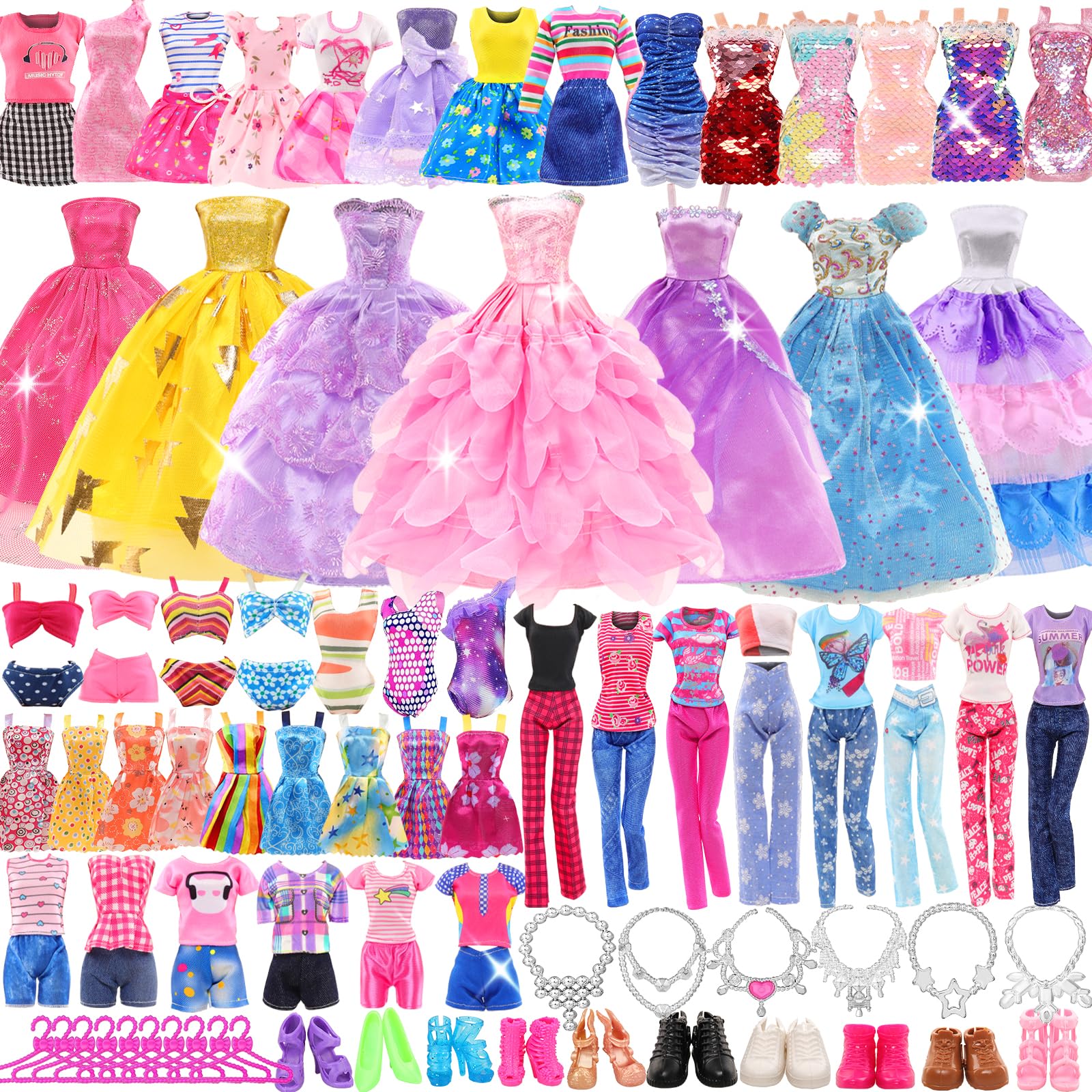 Venta Internacional - Set De Ropa Y Accesorios De Moda Para Muñecas De 11.5 Pulgadas
