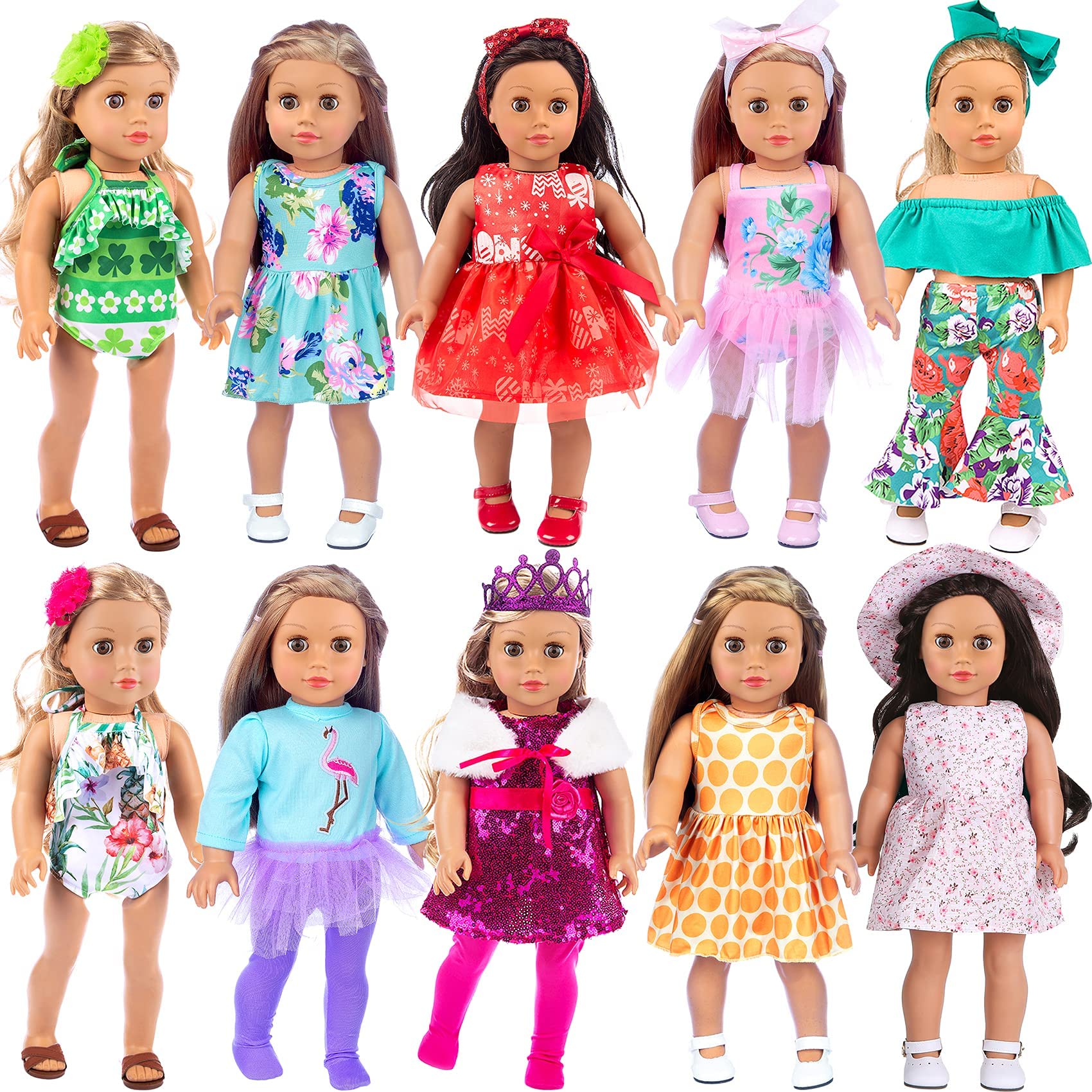 Foto 1 | Venta Internacional - Set De Ropa Para Muñecas Zita Element Para Muñeca Americana De 18 Pulgadas