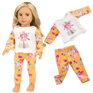 Foto 4 | Venta Internacional - Set De Ropa Para Muñecas Zqdoll Para Muñeca Americana De 18 Pulgadas Con 19 Piezas