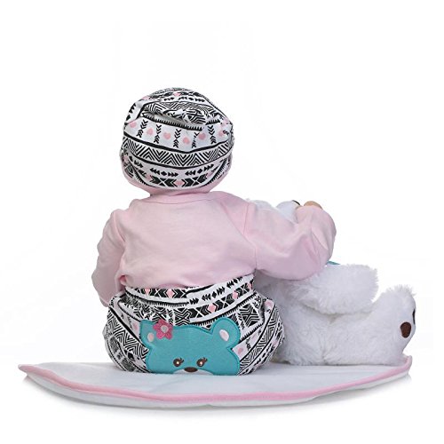 Foto 3 | Venta Internacional - Set de Ropa para Reborn Dolls Pedolltree 20-22'' Girl Pink Out 5 Piezas