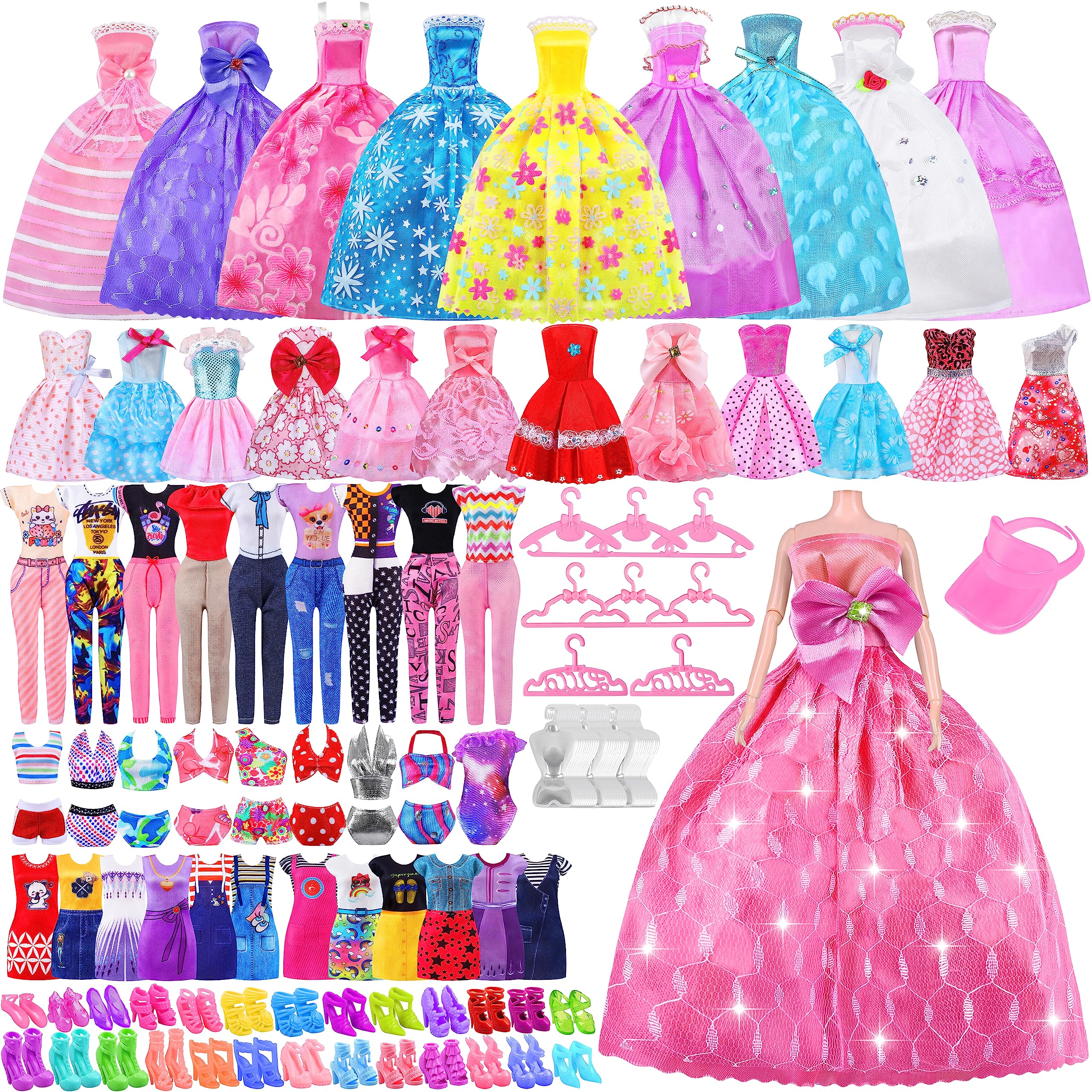 Foto 2 pulgar | Venta Internacional - Ropa Y Accesorios Para Muñecas Minifun, 84 Unidades Para Muñecas De 11.5 Pulgadas