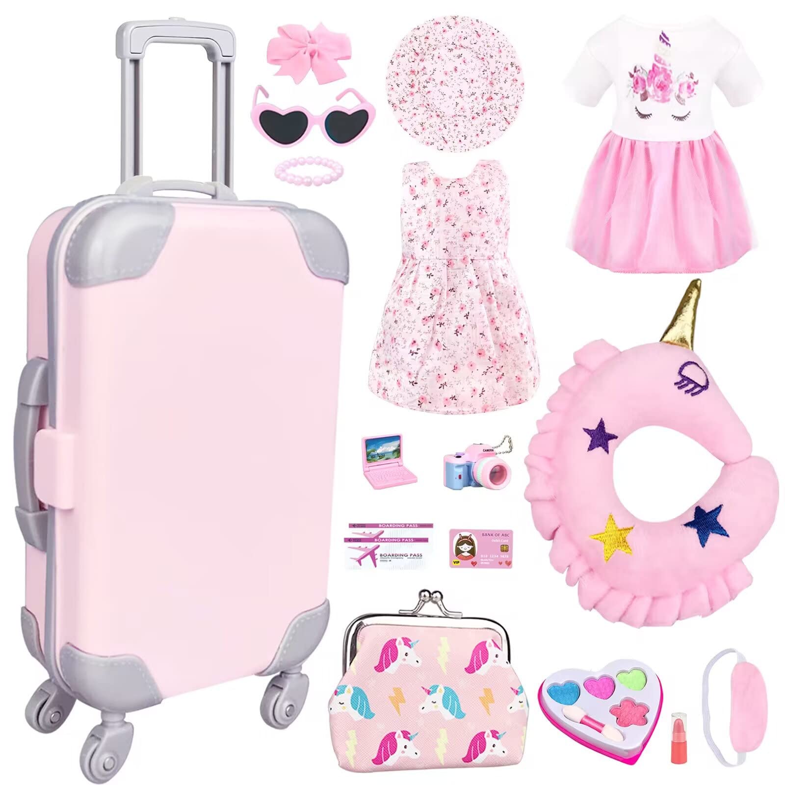 Foto 2 pulgar | Venta Internacional - Set de Accesorios para Muñecas Bnuzeiyi de 18'' 17 Piezas
