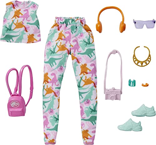 Foto 2 pulgar | Ropa Y Accesorios De Barbie Inspirados En Jurassic World W - Venta Internacional.