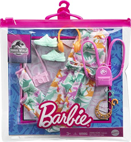 Foto 4 pulgar | Ropa Y Accesorios De Barbie Inspirados En Jurassic World W - Venta Internacional.