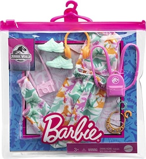 Foto 3 | Ropa Y Accesorios De Barbie Inspirados En Jurassic World W - Venta Internacional.