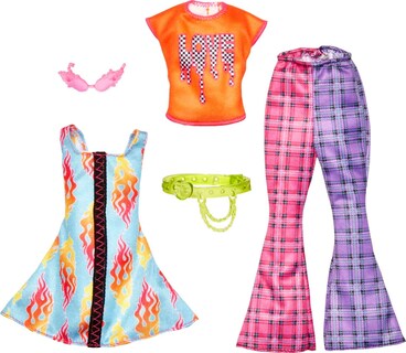 Foto 1 | Barbie Ropa, Moda Y Accesorios 2-pack Dolls, 2 Rock - Venta Internacional.