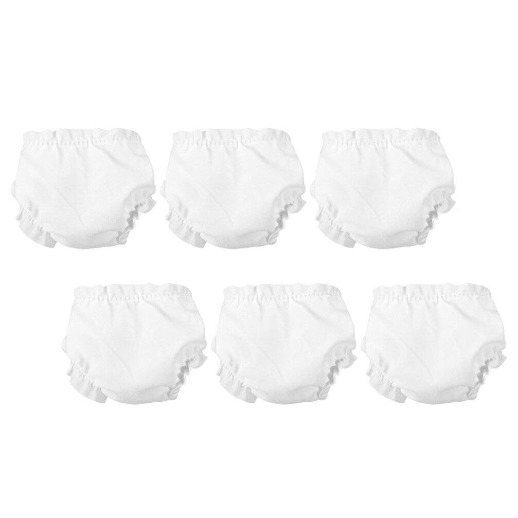 Foto 1 | Pañales Para Muñecas Nuobesty, Blancos, Reutilizables Para Muñecas De 10 Pulgadas, 6 Unidades - Venta Internacional.