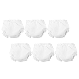 Foto 1 | Pañales reutilizables blancos para muñecas de 10 pulgadas - Set de 6 unidades