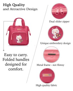 Foto 4 | Bolsa de Pañales para Muñecas Happyvk con Cambiador de Muñecas para Niñas - Venta Internacional