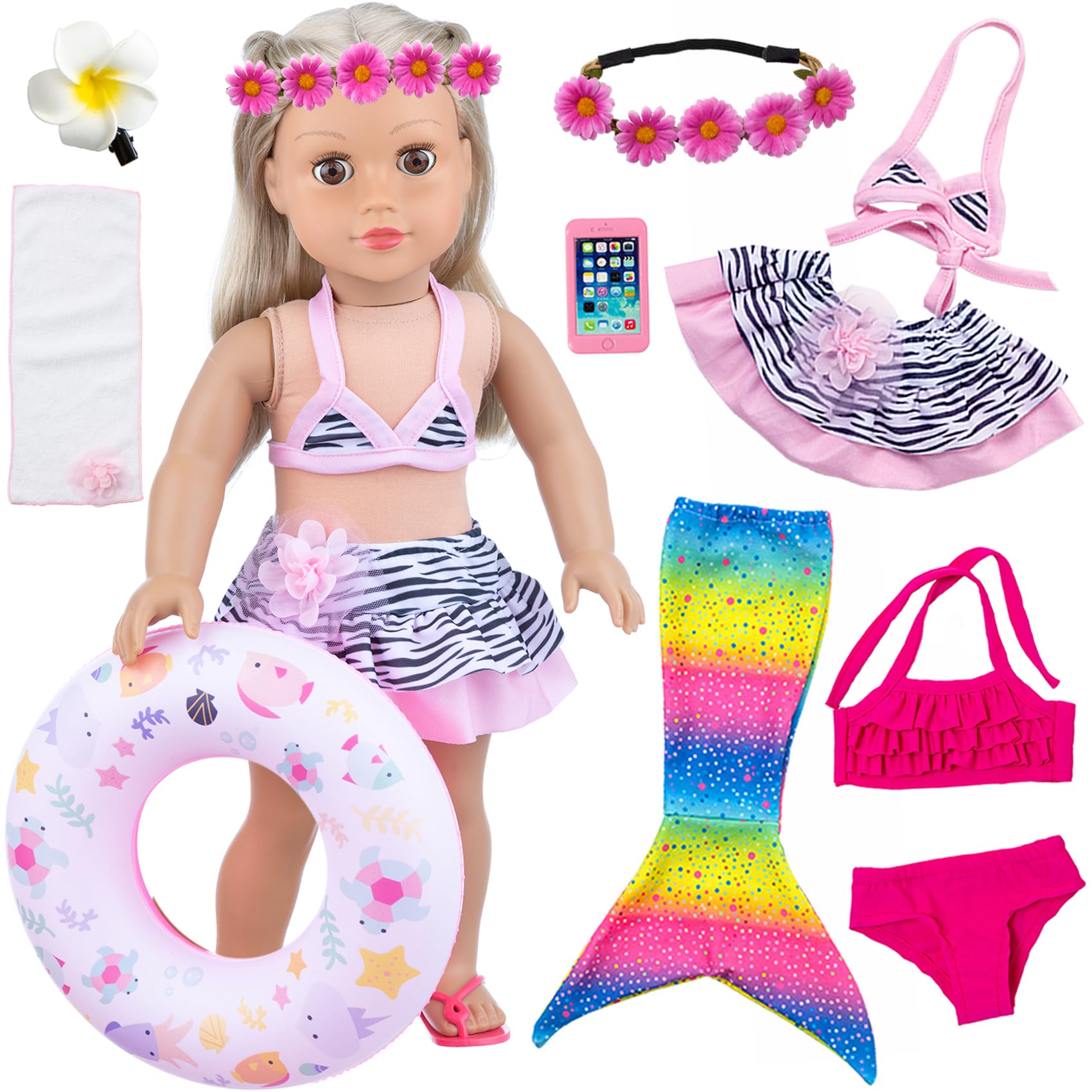 Set De Ropa Y Accesorios Para Muñecas Unicorn Element De 18 Pulgadas - Venta Internacional.