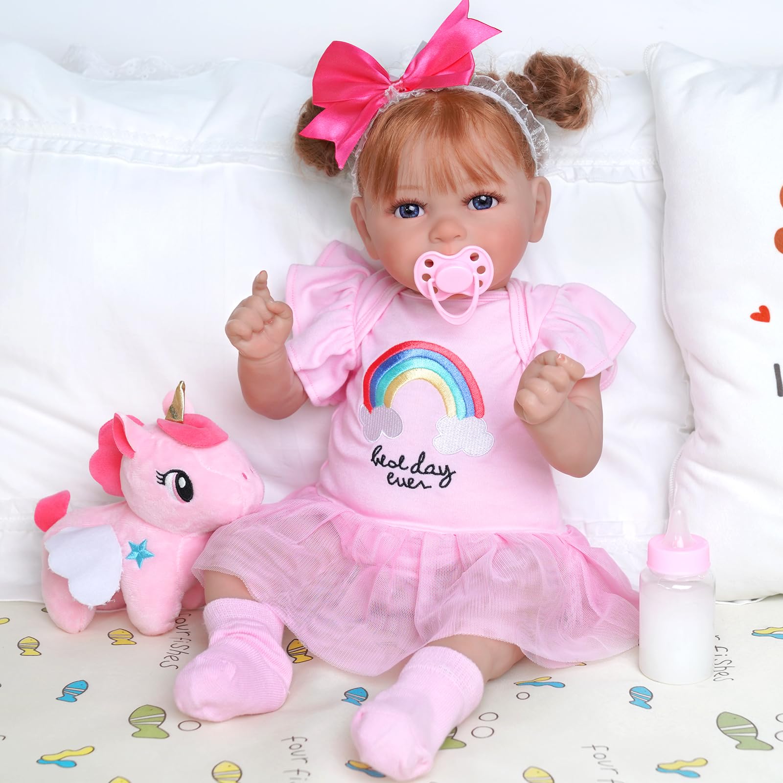 Foto 2 | Set De Ropa Reborn Baby Doll Con Capazo Para Muñecas De 43 A 56 Cm - Venta Internacional.