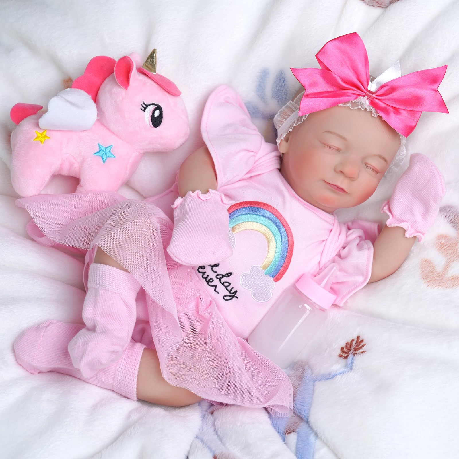 Foto 8 pulgar | Set De Ropa Reborn Baby Doll Con Capazo Para Muñecas De 43 A 56 Cm - Venta Internacional.