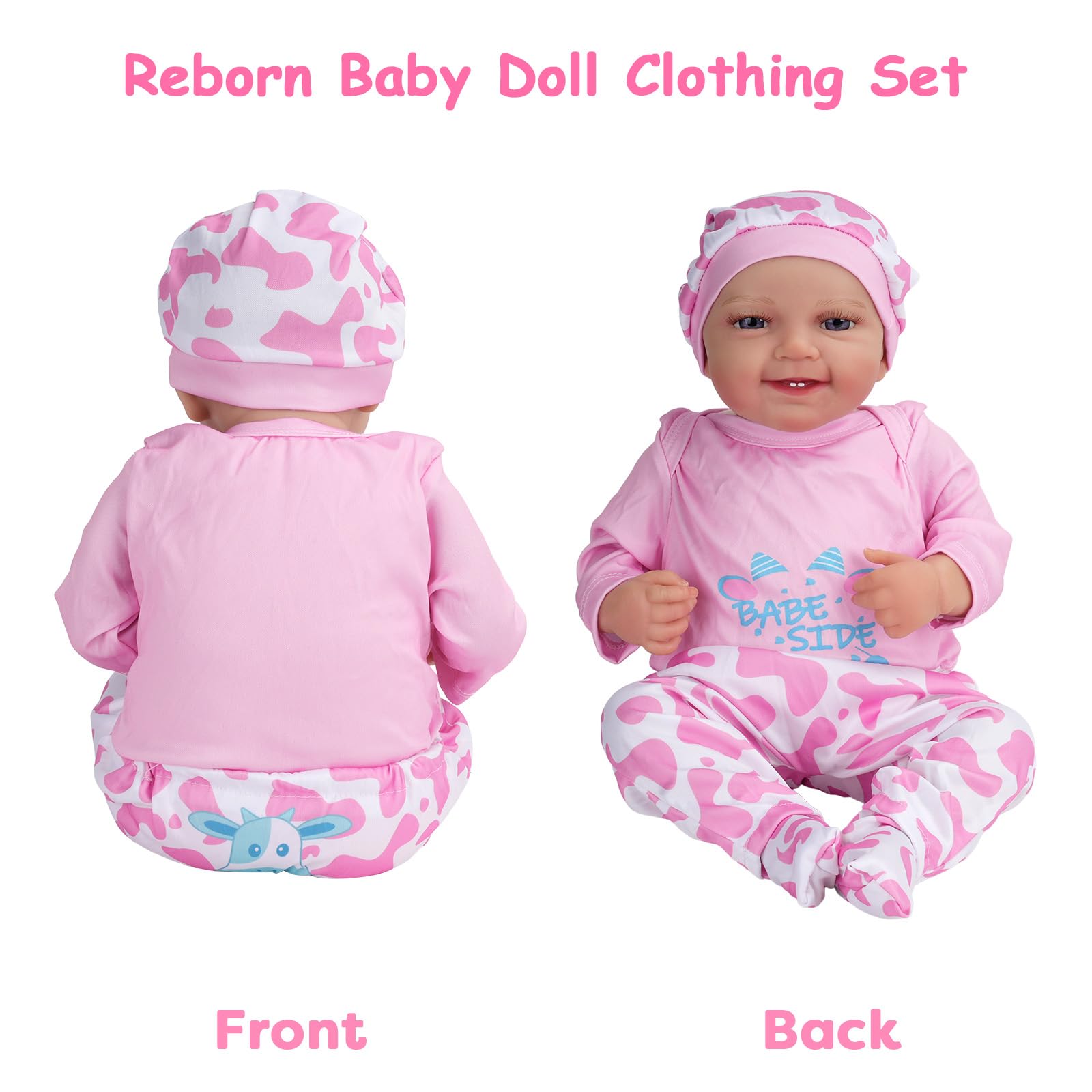 Foto 5 pulgar | Set De Ropa Para Muñecas Reborn Babeside Para Muñecas De 43 A 56 Cm - Venta Internacional.