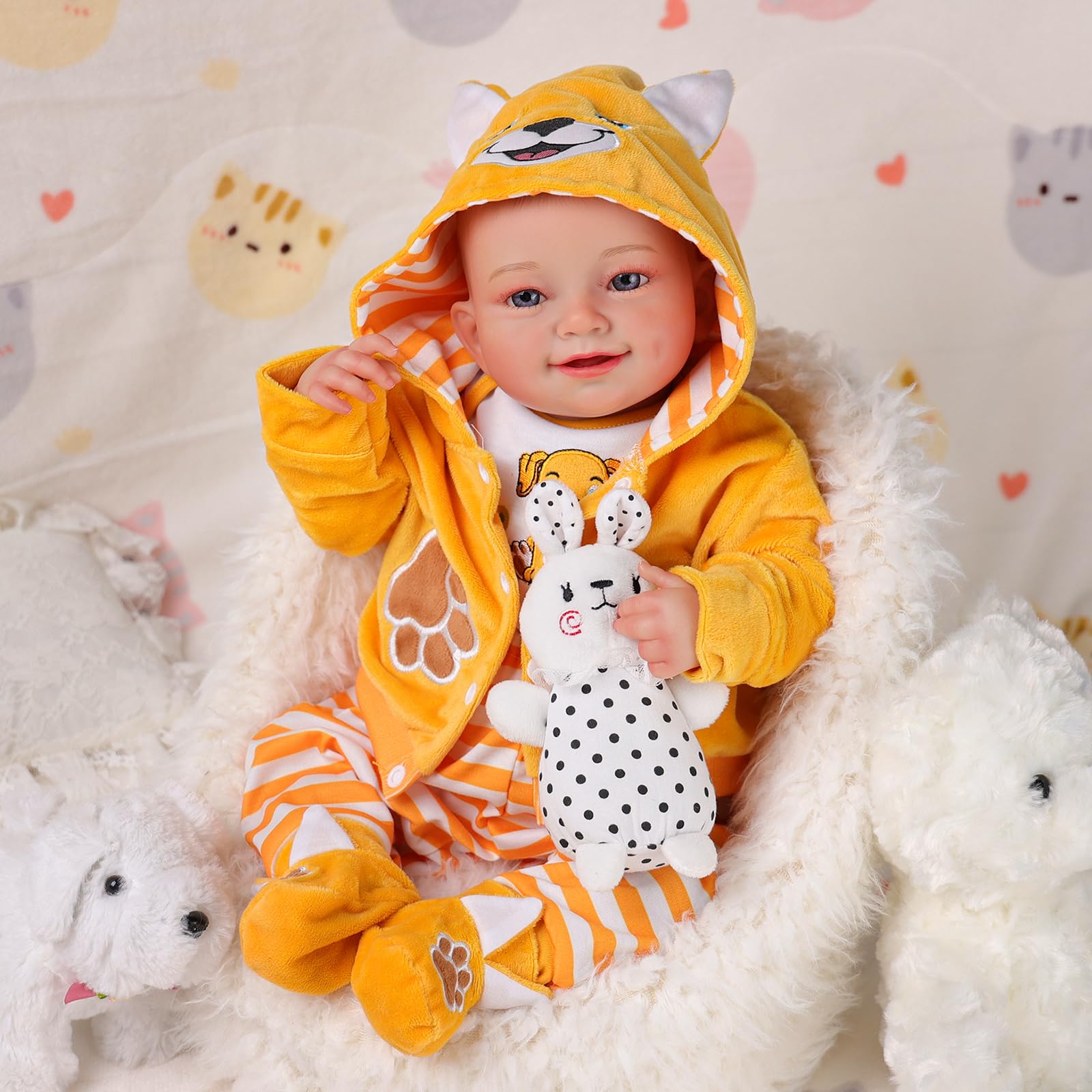 Foto 4 pulgar | Ropa Reborn Baby Doll Babeside Para 43 A 56 Cm Con Accesorios - Venta Internacional.