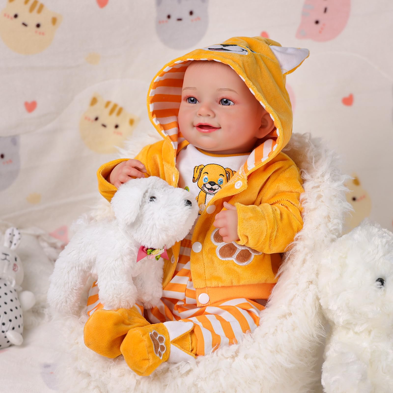 Foto 5 pulgar | Ropa Reborn Baby Doll Babeside Para 43 A 56 Cm Con Accesorios - Venta Internacional.