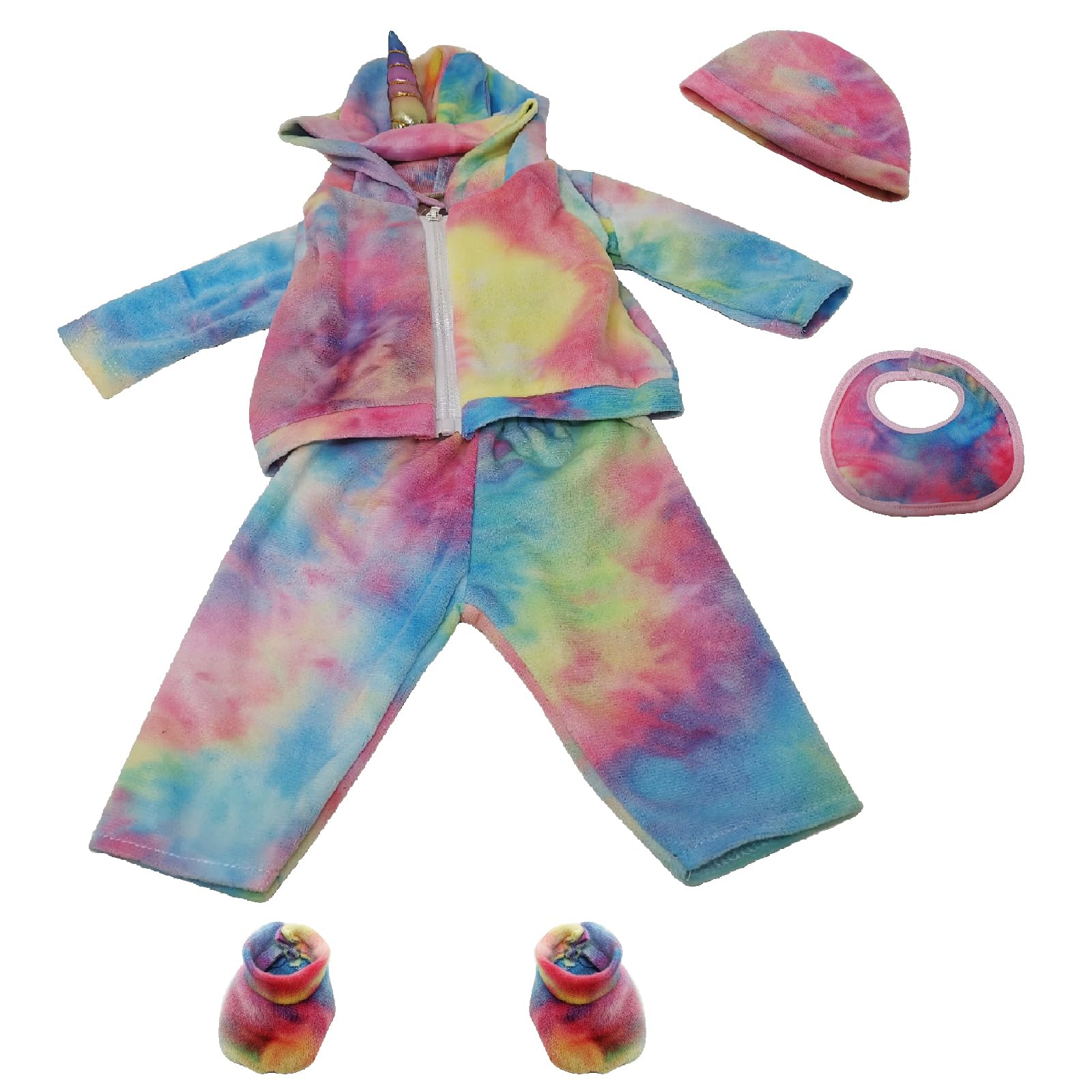 Foto 2 | Set De Ropa Para Muñecas Reborn De 45 A 55 Cm Con Trajes De Unicornio - Venta Internacional.