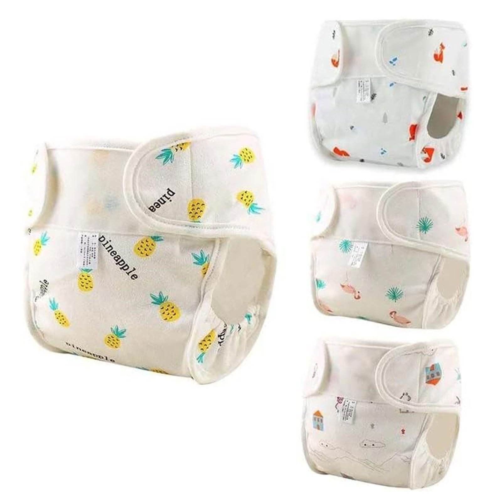 Foto 2 pulgar | Pañales Para Muñecas Jizhi Reutilizables Para Muñecas De 43 A 56 Cm, 4 Unidades - Venta Internacional.