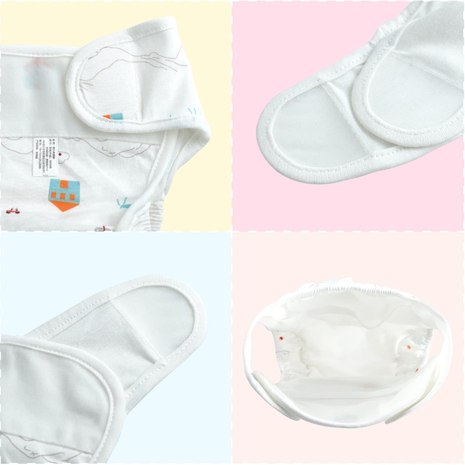Foto 4 pulgar | Pañales Para Muñecas Jizhi Reutilizables Para Muñecas De 43 A 56 Cm, 4 Unidades - Venta Internacional.