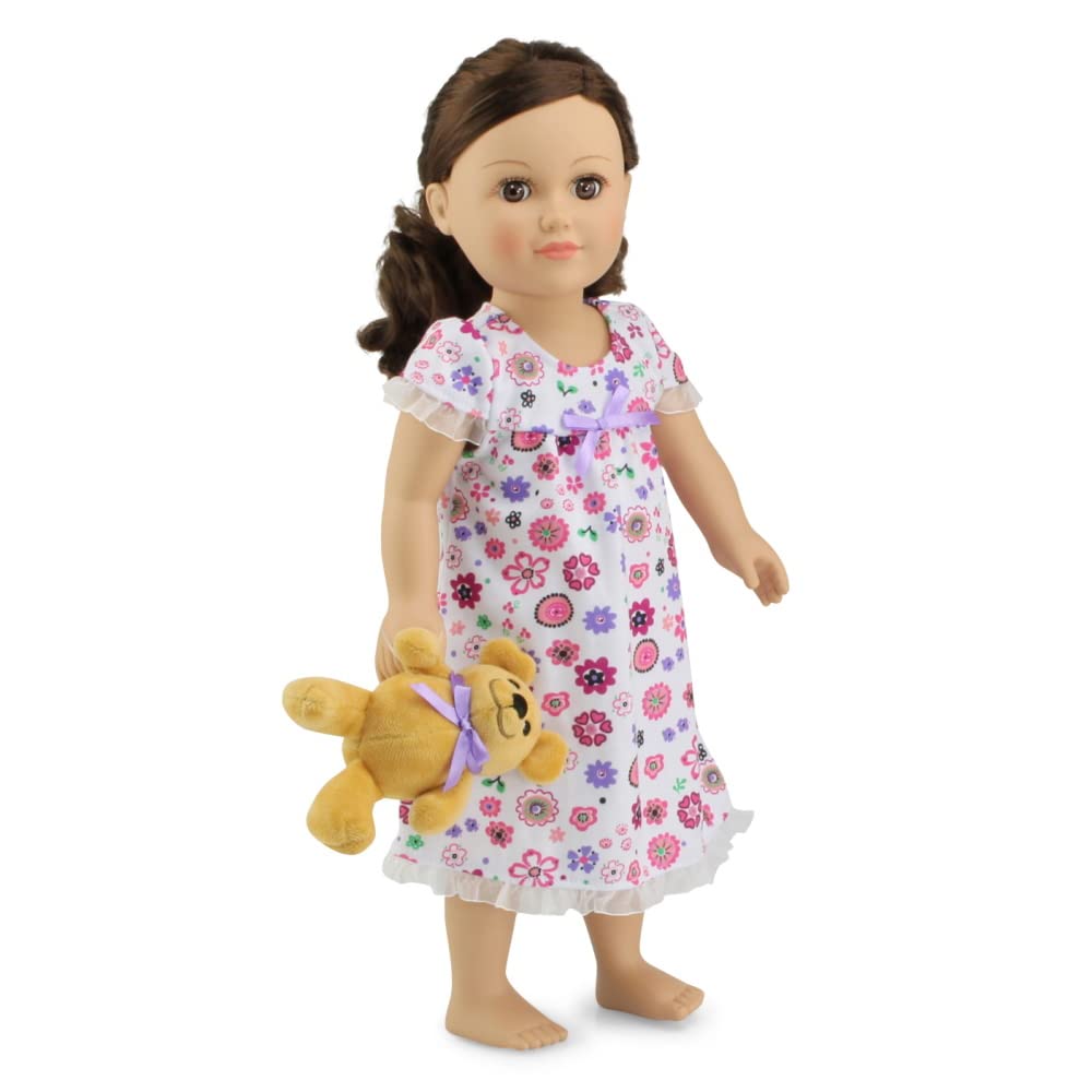 Foto 5 | Set De Ropa Para Muñecas Emily Rose Cozy Pijama Para Dormir De 18 Pulgadas - Venta Internacional.