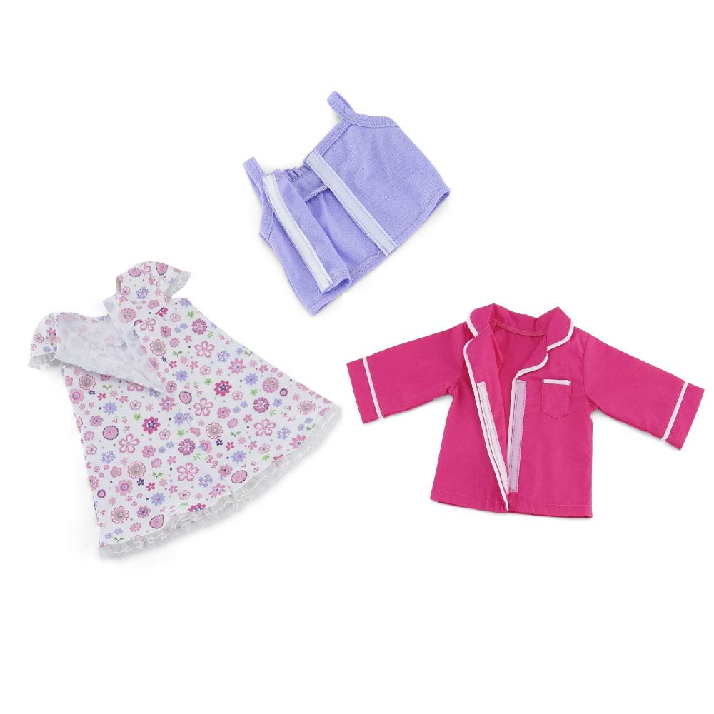Foto 7 pulgar | Set De Ropa Para Muñecas Emily Rose Cozy Pijama Para Dormir De 18 Pulgadas - Venta Internacional.
