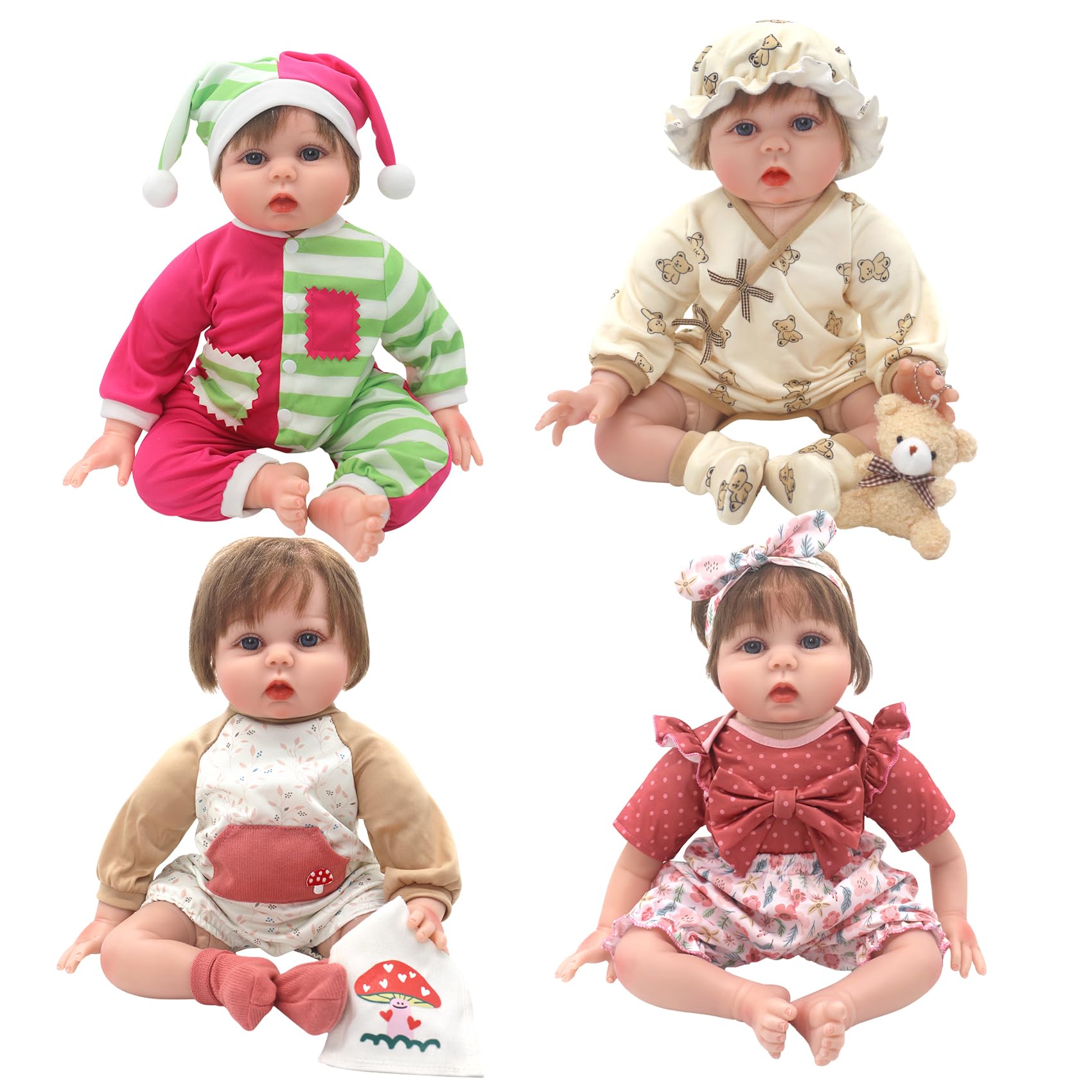 Set De Ropa Para Muñecas Dc-beautiful Para Muñecas Reborn De 22 Pulgadas - Venta Internacional.