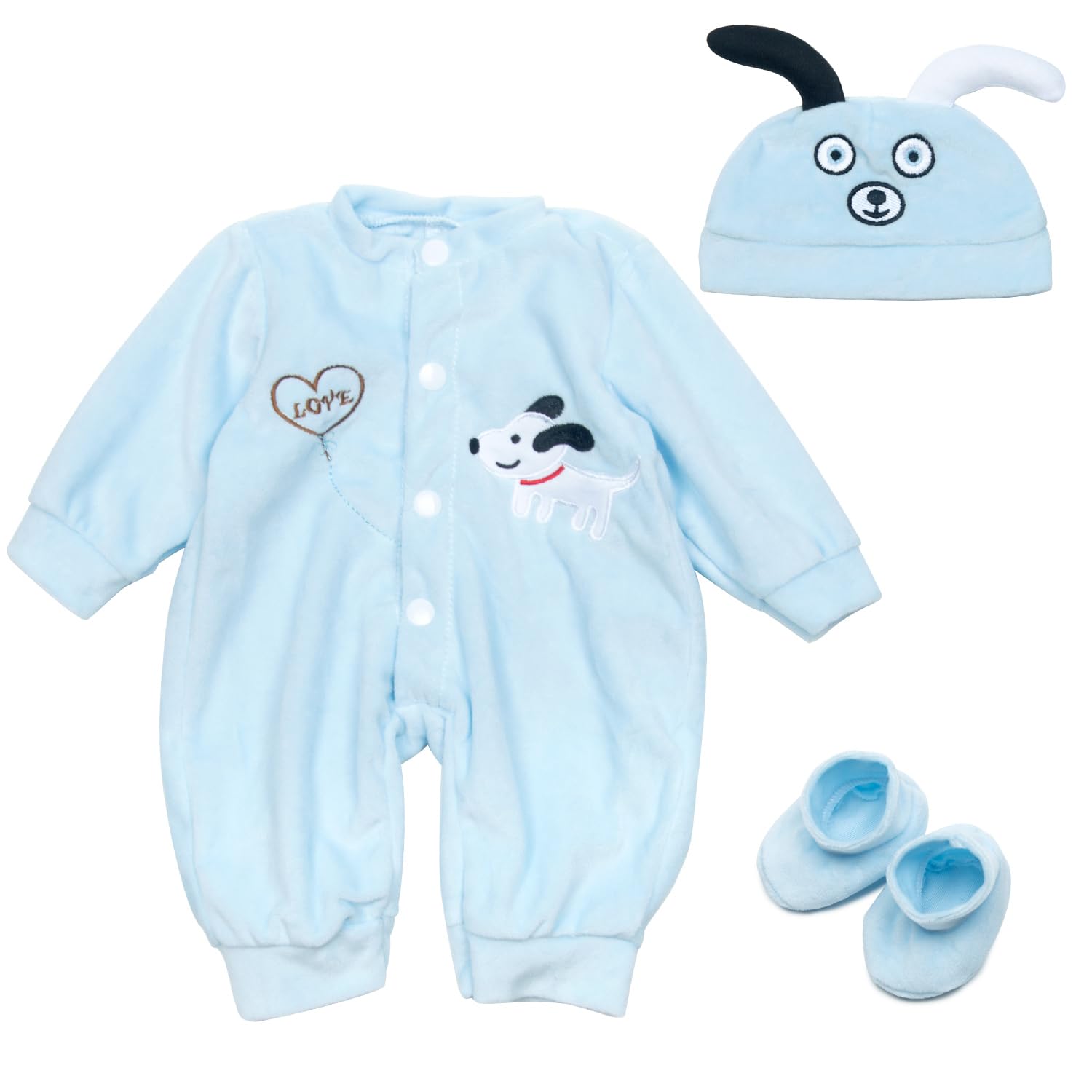 Foto 3 pulgar | Set De Ropa Para Reborn Baby Doll Pedolltree De 43 A 50 Cm Con Acceso. - Venta Internacional.
