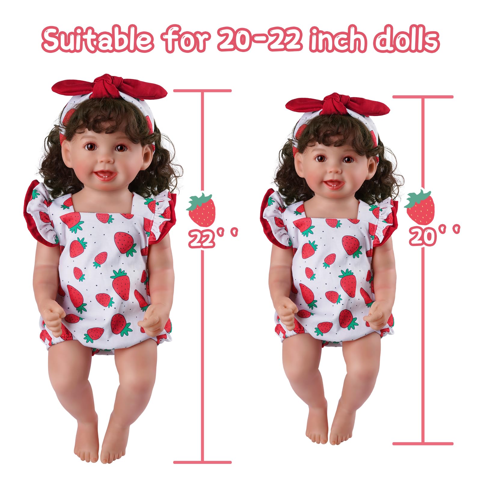 Foto 6 pulgar | Set De Ropa Para Babeside Reborn Baby Doll De 20 A 22 Pulgadas Con Acceso. - Venta Internacional.