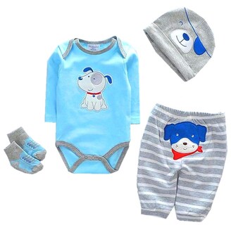Foto 1 | Set De Ropa Para Reborn Baby Doll Boy 20-22, Atuendo Azul - Venta Internacional.